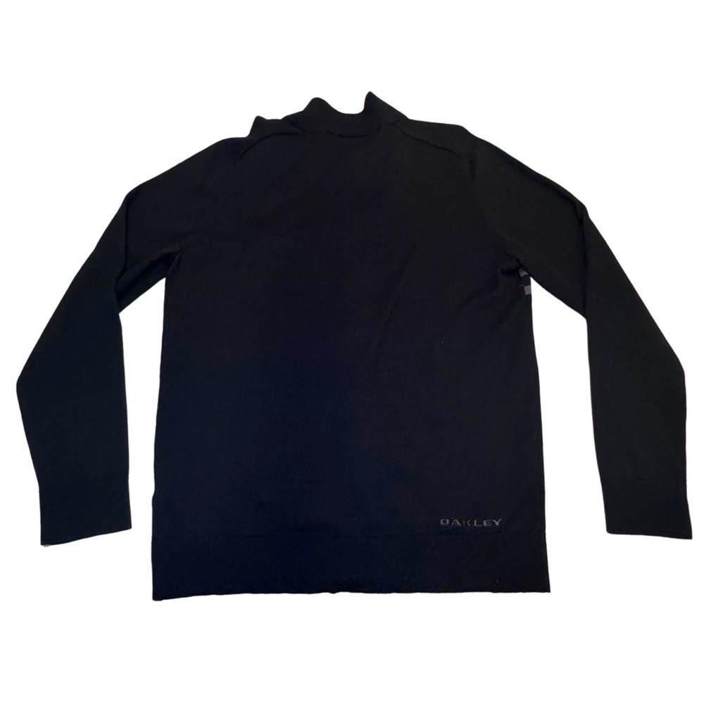 Oakley Full Zip Black and Gray Sweater - Picture 2 of 6